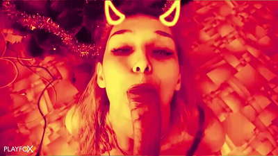 Devilish hottie gets fucked tena tsara ary mahazo cum amin'ny borikiny